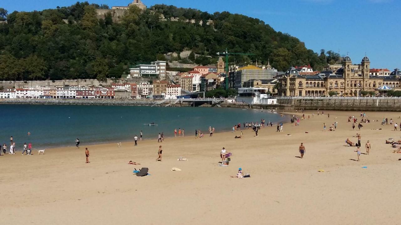 Ondarreta Beach Apartment Con Parking Free Y Aire Acondicionado San Sebastián Exterior foto