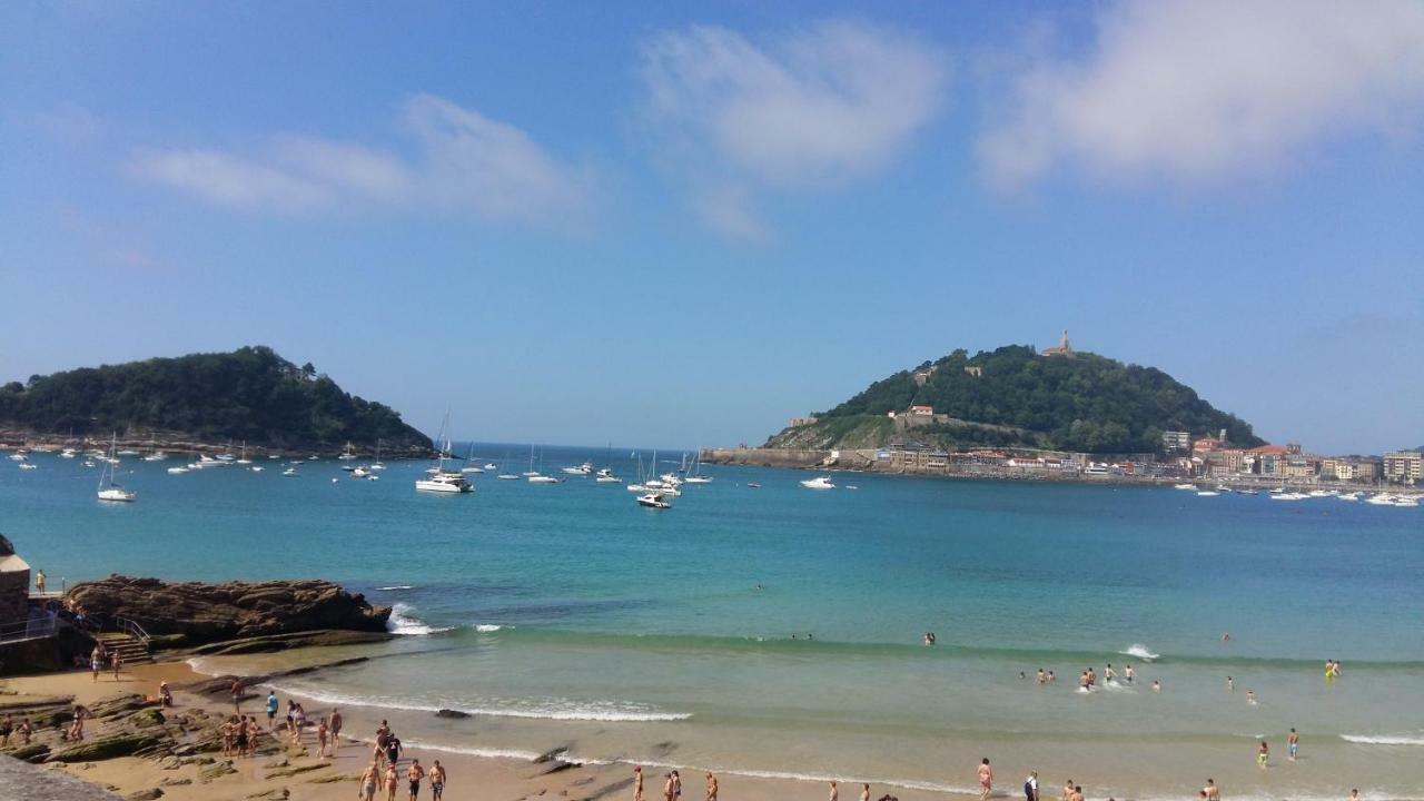 Ondarreta Beach Apartment Con Parking Free Y Aire Acondicionado San Sebastián Exterior foto